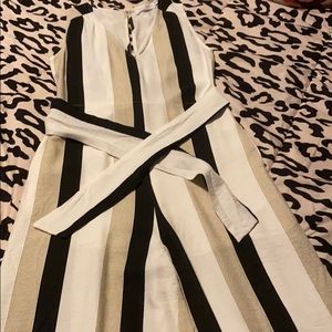 All in Favor Tie front Jumpsuit